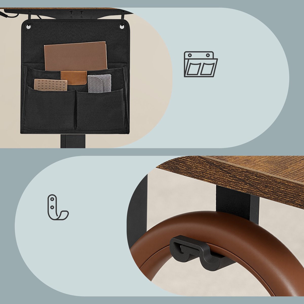 SONGMICS - Bureau - Elektrisch In Hoogte thumbnail 6