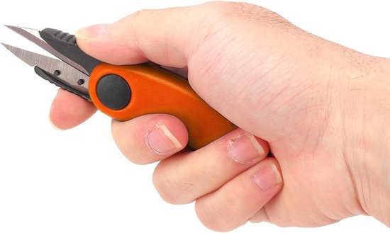 Duurzame Vouwbare Vis Scharen met Puntige Bladen - Handig en Draagbaar voor Vissers, Oranje — afbeelding 3