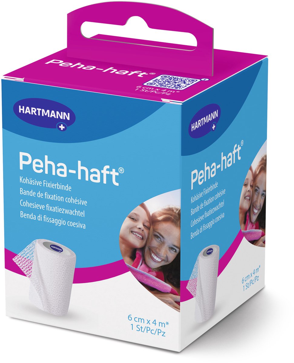 Peha Haft Fixierbinde latexfrei 6 cm x 4 m OTC, 1 St. Binde