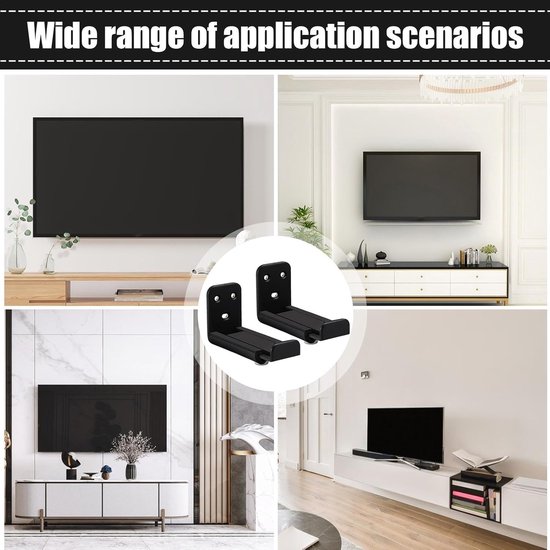 Soundbar shelf for hotel,wall soundbar bracket for TV,adjustable soundbar bracket,tv wall mounted soundbar shelf,anti-drop soundbar shelf,wall-mounted soundbar bracket,heavy duty soundbar mounting — afbeelding 2