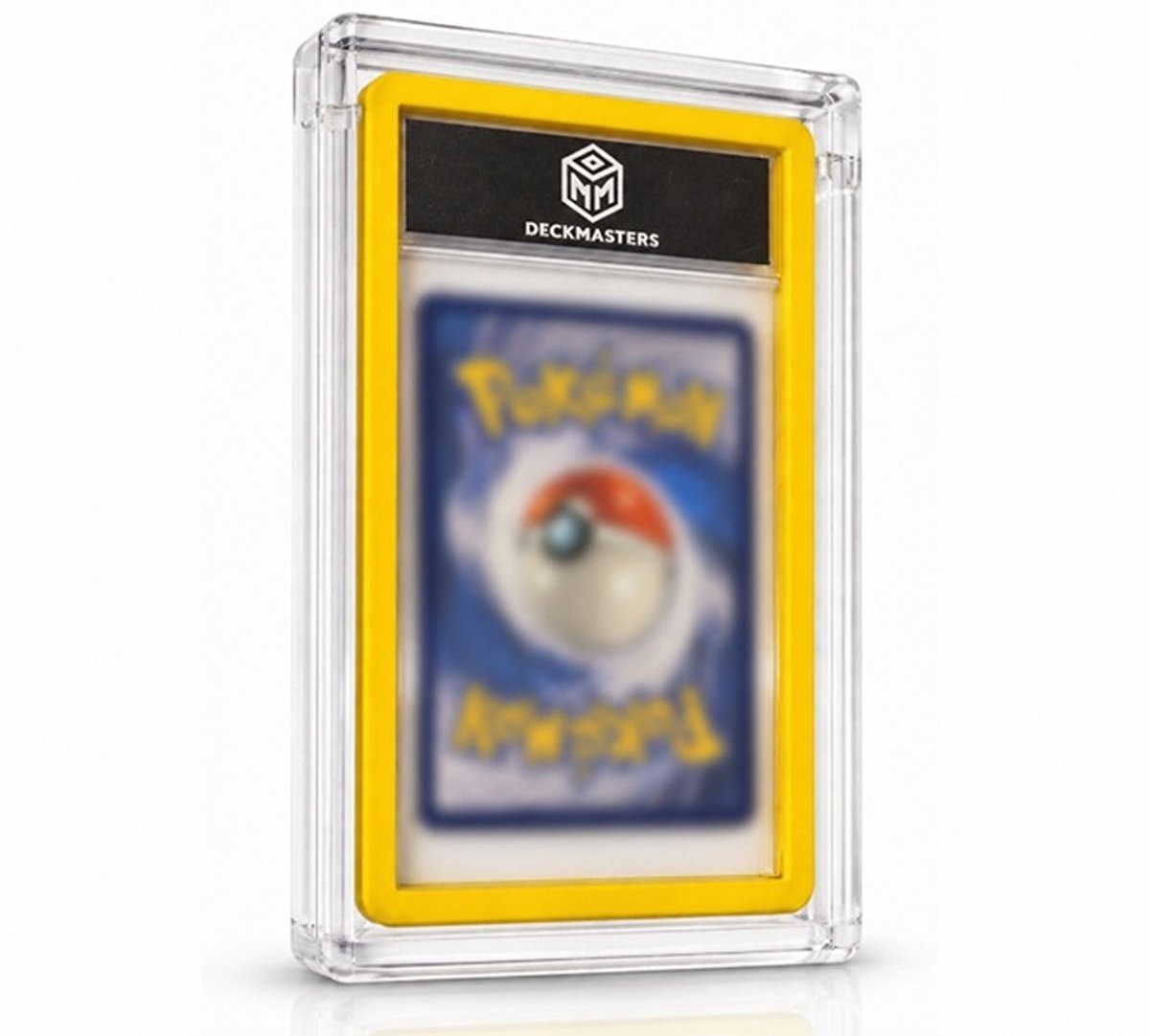 Deckmasters Acryl Display voor PSA Slab met Slab Guard – Kaarten Display – UV Beschermend – Trading Card Case – Slab – Hard Case – Gele Slab Guard