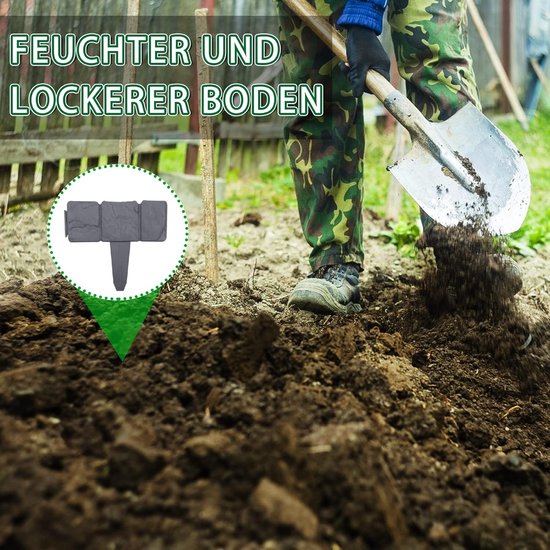 30-delige gazonranden en bedranden set - 7,5 meter - voor maaien en afwerking — afbeelding 2