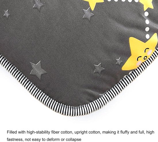 Opvouwbare Matras - Vloer Ligstoel - Comfortabel Slapen - Huidvriendelijke Stof - 135x200cm - Natuurlijk — afbeelding 5