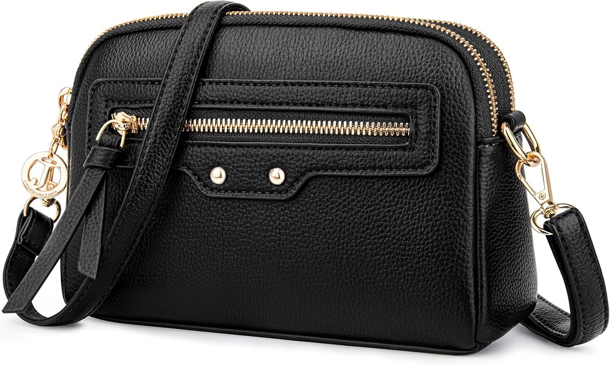 Kleine Dames Schoudertas PU Leer - Trendy Handtas met Verstelbare Band