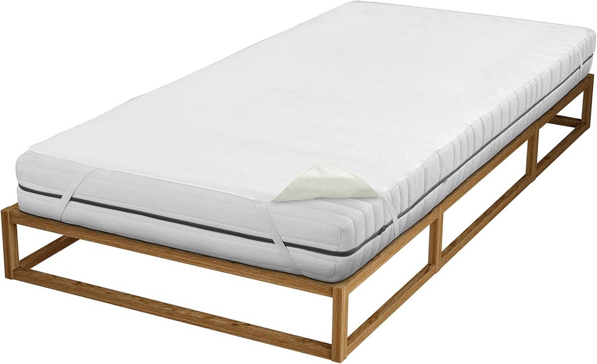Waterdichte Molton Matrasbeschermer 140x200 cm - Absorberend en Wasbaar