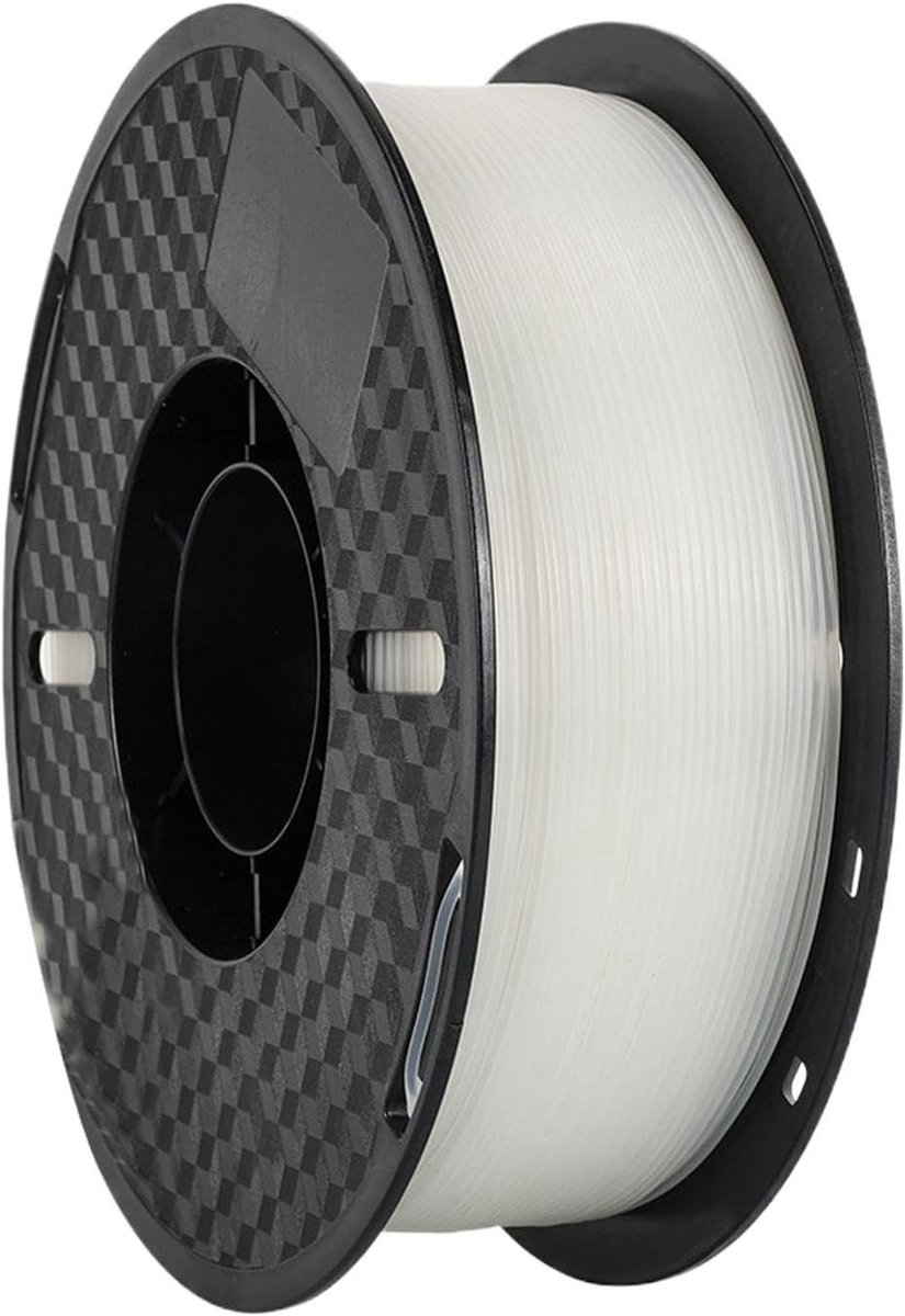 3D Printer Filament - PLA Spoel - Creatief Printen - Zijdeglans Afwerking - 1kg Spool - Wit