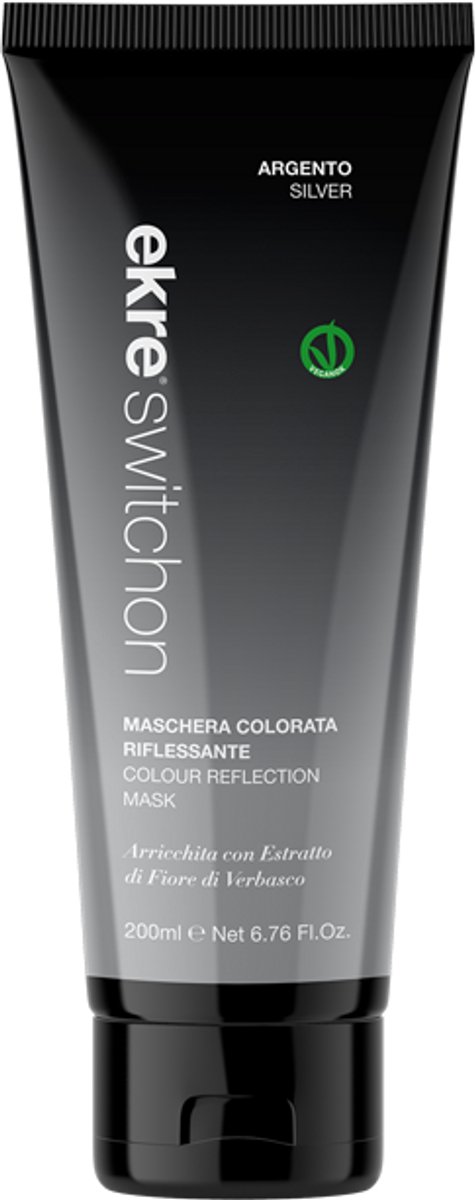 Ekre - Switch On Color Reflection Mask - Silver - 200 ml