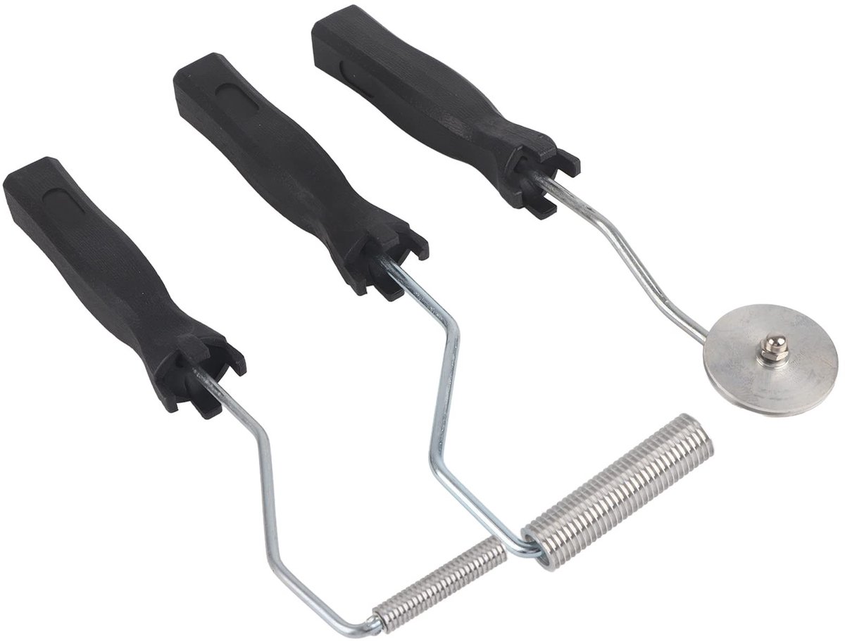 NTH products- Lamineerroller Set - Aluminium Glasvezelroller - Bubble/Blistering Verwijdering - Duurzaam Gereedschap - Glad/Vlak Resultaat - Tijdsefficiënt Gebruik