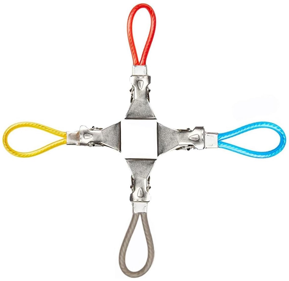 MTTproducts- Handdoekhouder zonder boren - Handdoekclips - Handdoekhouder keuken - Handdoekhouder badkamer - Compact - Ruimtebesparend - Handdoekclip