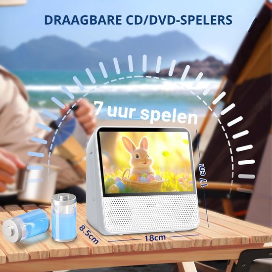 CLVP® Auto DVD Speler - Draagbare DVD Speler - Portable DVD Player — afbeelding 2