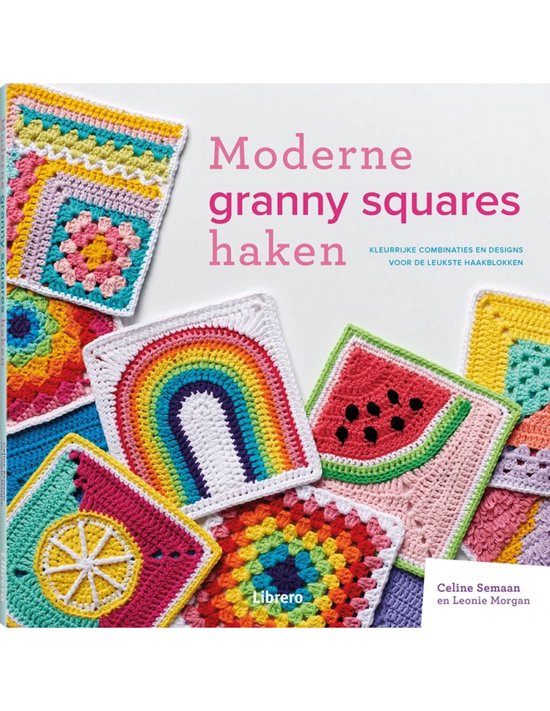 Moderne granny squares haken - cover
