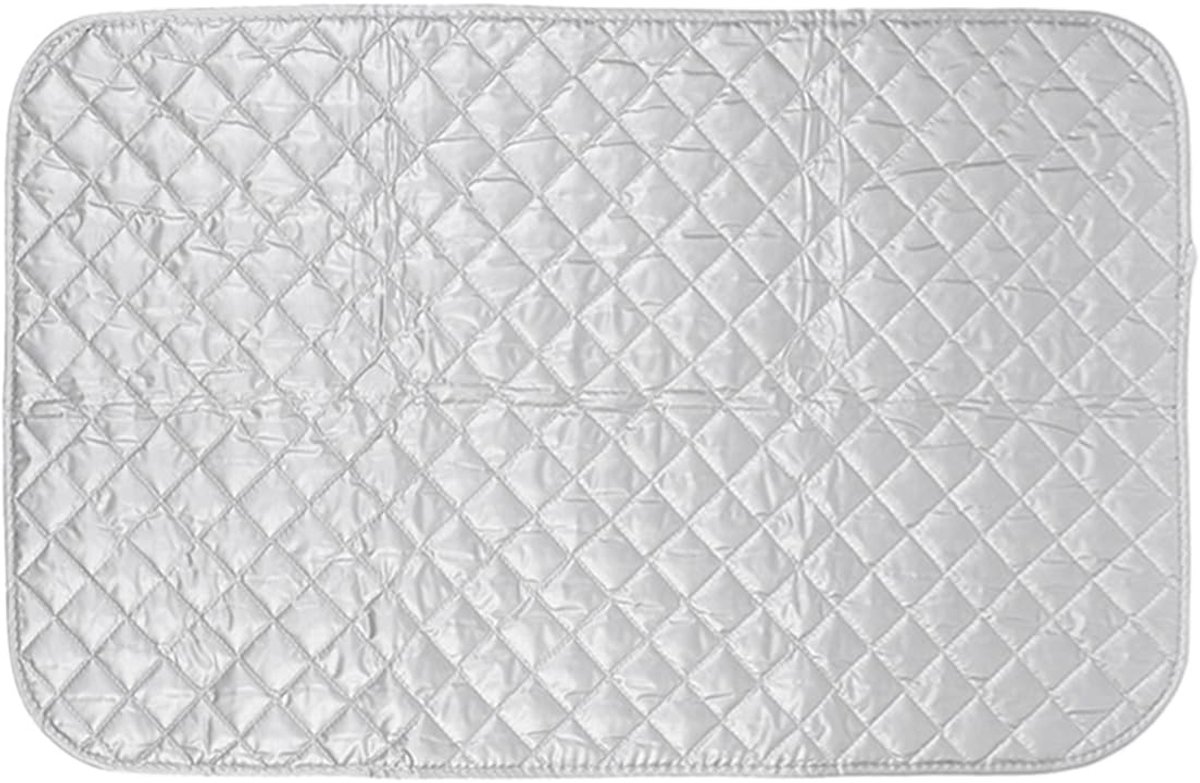 Cosensi- Strijkmat Hittebestendig - Opvouwbaar - Draagbaar - Katoen - 85 x 48 cm - Geschikt voor Tafel en Glad Vlak - Strijkdeken