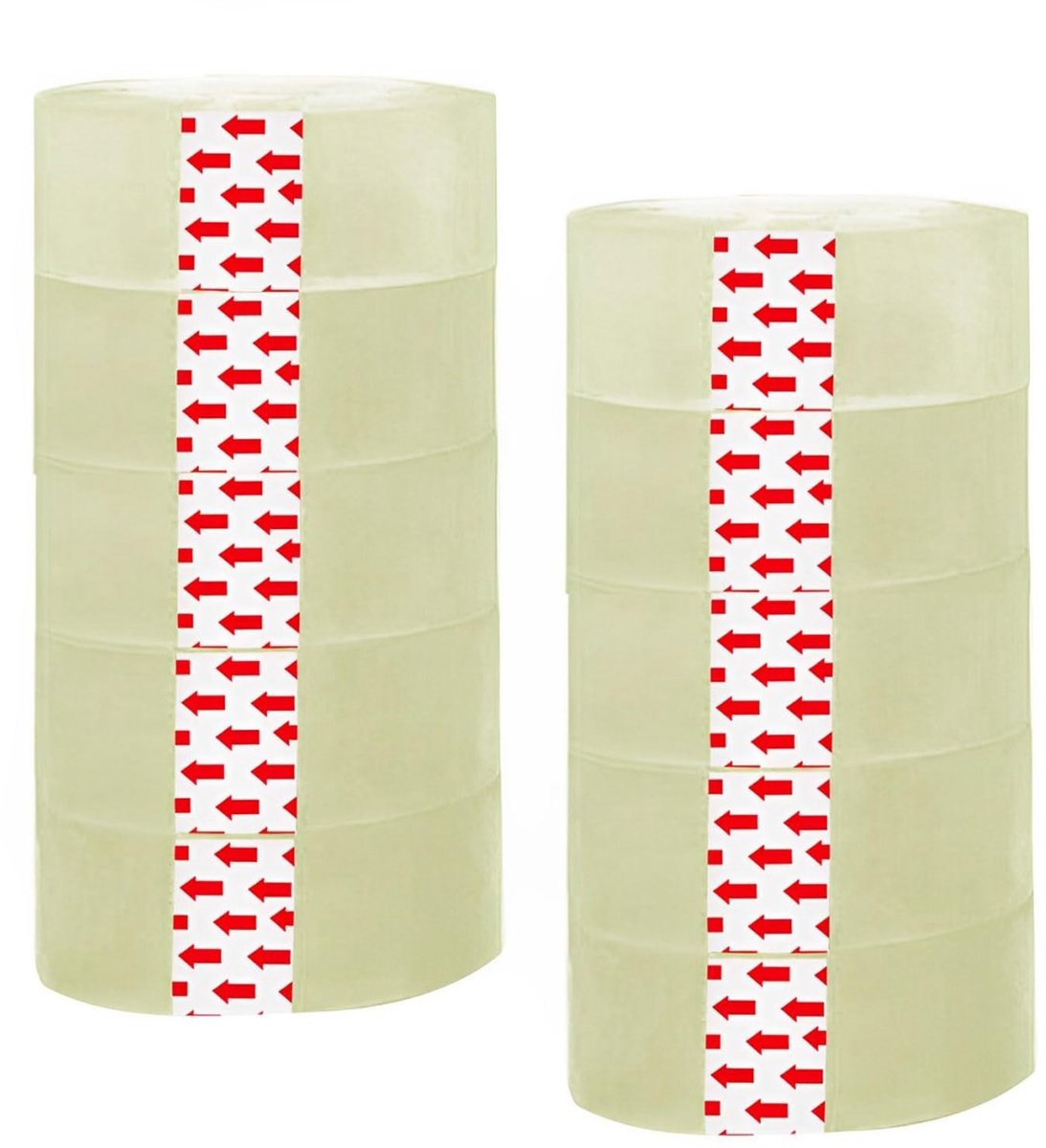 Cosensi- Plakband Transparant - Plakband voor Algemeen Gebruik - Plakband 15 mm x 33 m - 10 Rollen - Polypropyleen - Voor Repareren en Decoreren - Tape