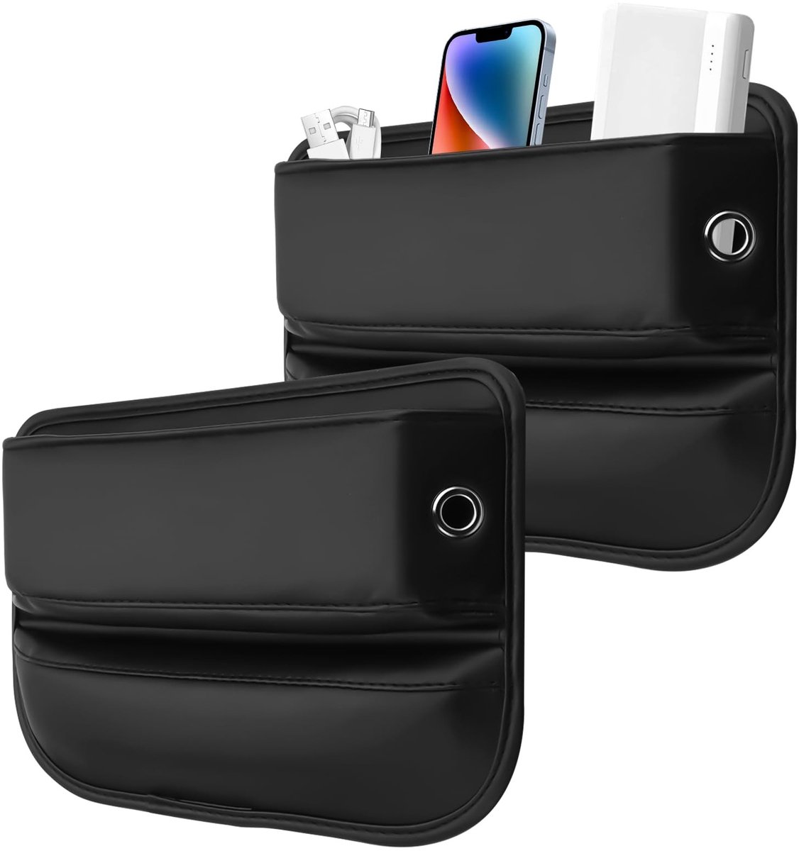 Cosensi- Opbergdoos - Opbergdoos voor autostoel - Organiser voor telefoons/wallet/kaarten - Waterdicht - Duurzaam - Afmetingen 29,5 x 19,5 x 4,5 cm - Autorganizer
