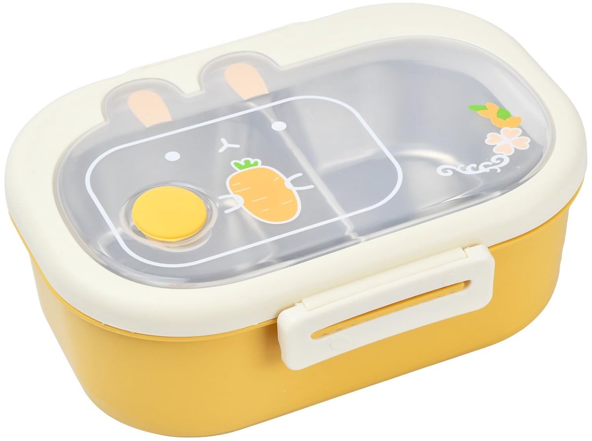 Cosensi- Lunchbox Thermisch Geïsoleerd - Roestvrij Staal - Lekvrij - Magnetronbestendig - 20 x 15,5 x 8 cm - Ideaal voor School/Kantoor - Maaltijdcontainer