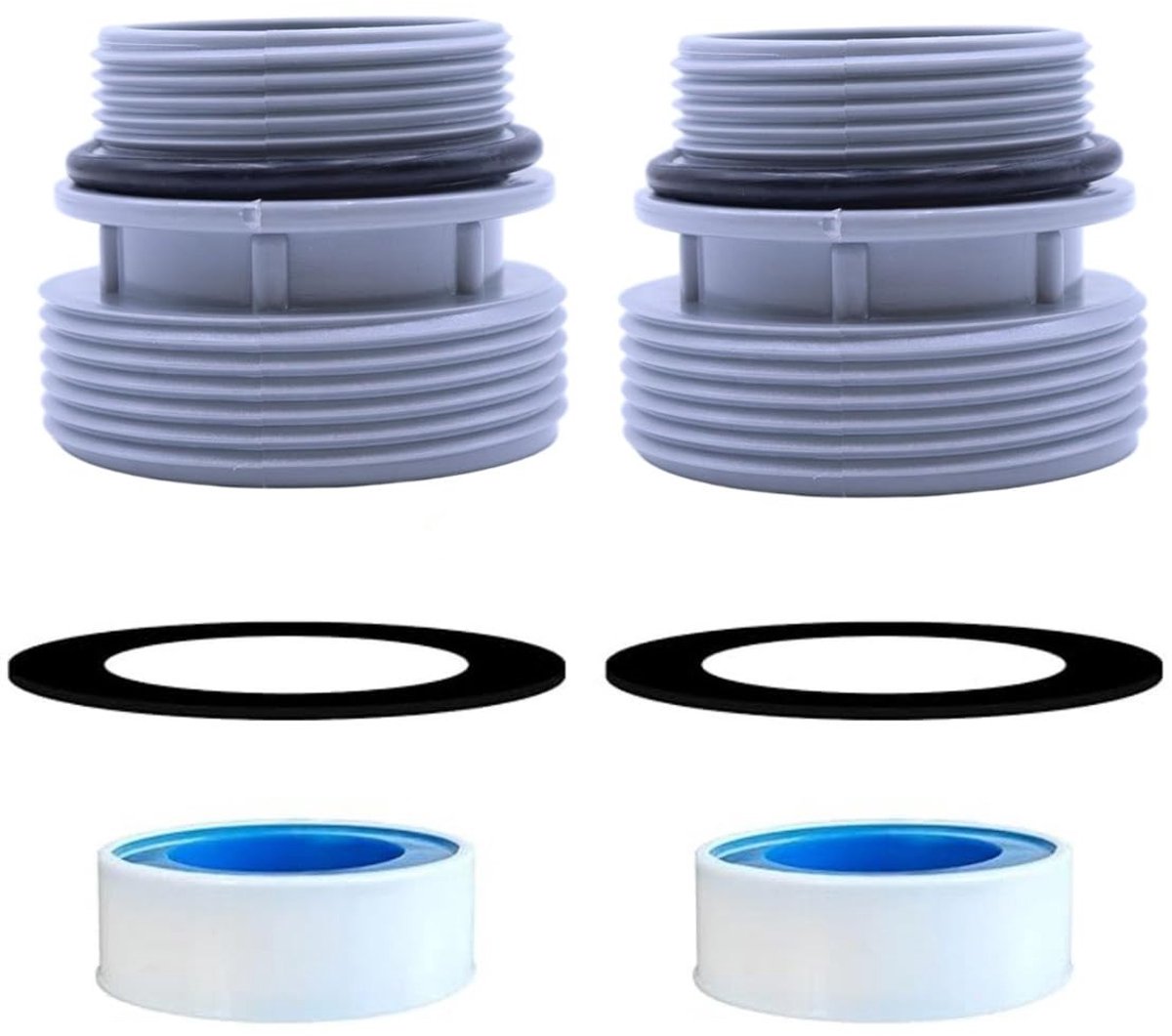 Cosensi - Zwembadslangadapterset voor 40 mm Slang met Afdichting