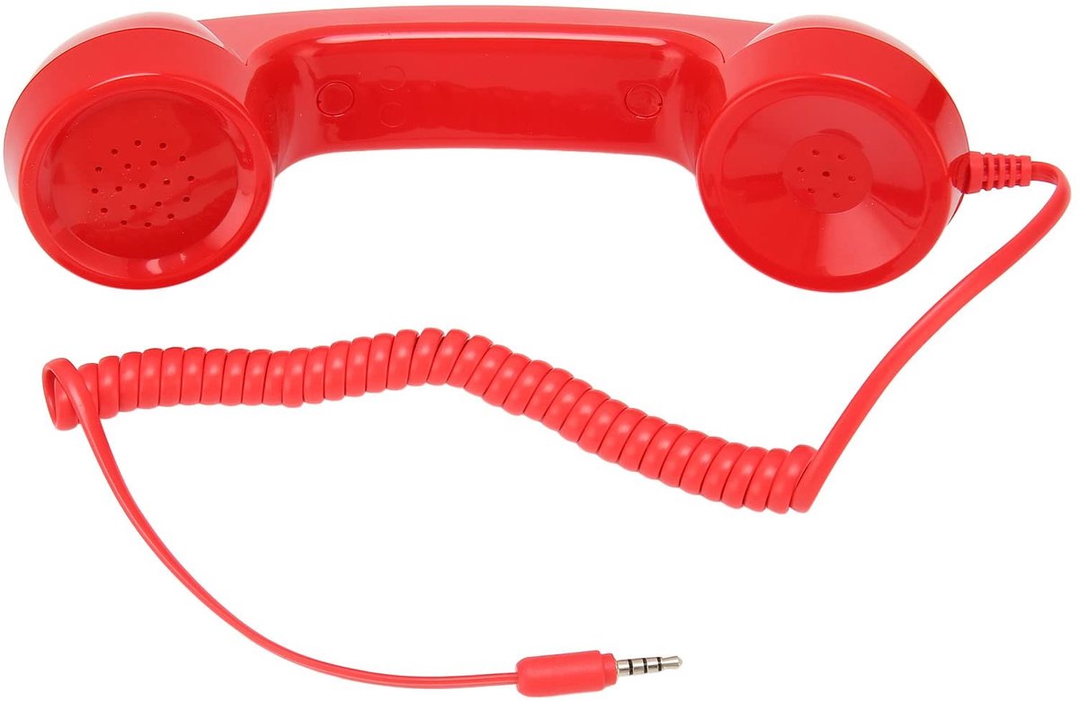 Cosensi- Telefoonhandset Retro - Multifunctionele Handheld Ontvanger - Anti-straling - Bediening met Eén Druk op de Knop - Geschikt voor Mobiele Telefoon/Computer - Innovatief Ontwerp - Telefoonontvanger
