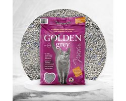 Golden Grey Master Kattenbakvulling met Silicaat en Babypoeder - perfect voor automatische kattenbakken - extreem zuinig - super klontvorming - zak 14kg