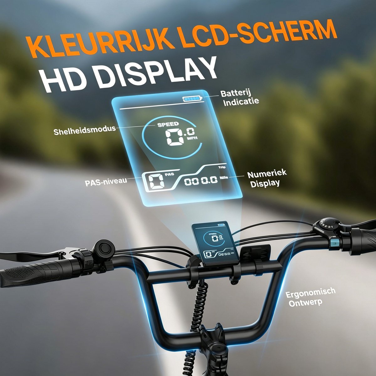 Qekud E20 Elektrische Fiets - 20 inch Fatbike thumbnail 4