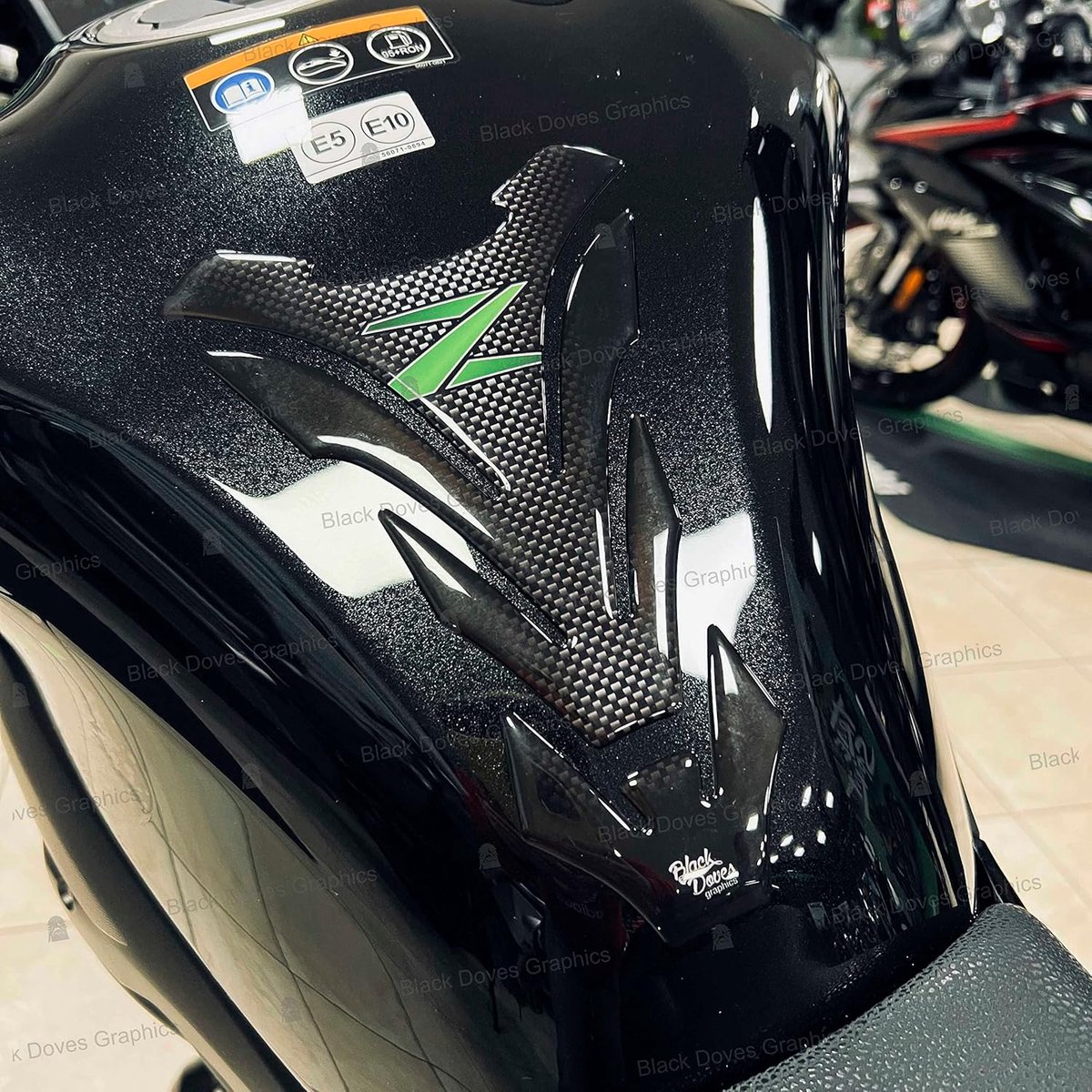 Universele Hars Tankpad Set Bescherming voor Motorfietsen - Krasvrije Tanksticker