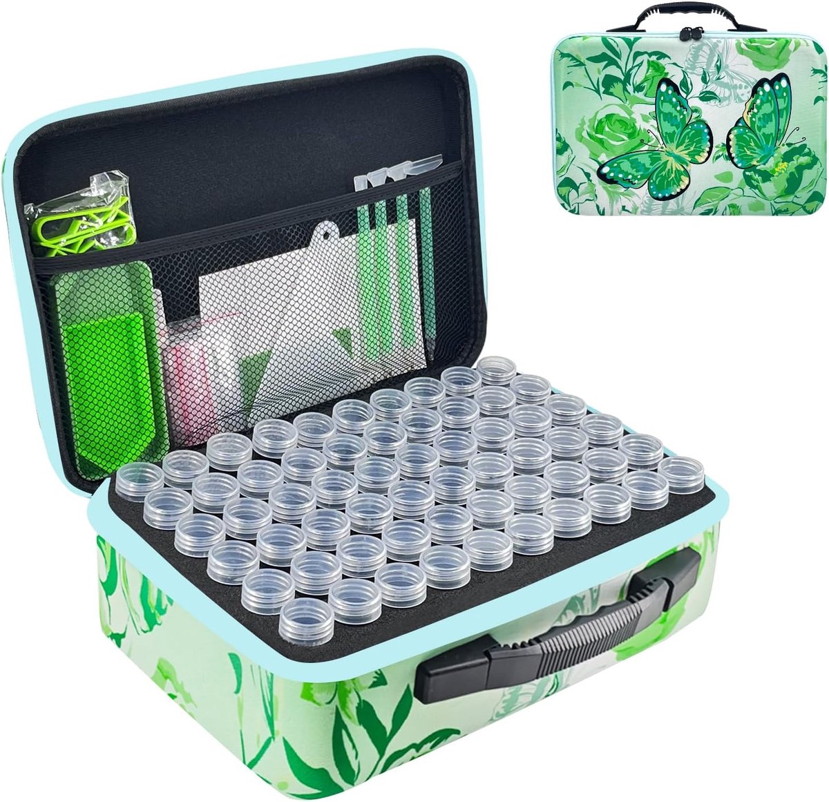 Opbergbox voor Diamant Schilderij Accessoires met 120 Vakken