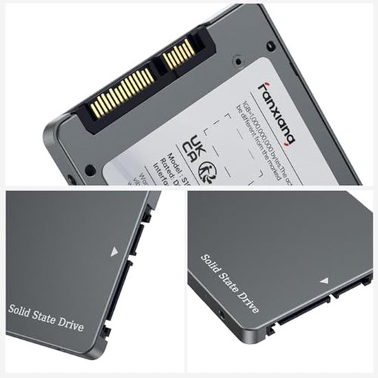 Interne SSD - Harde Schijf - Computer Versnellen - SATA III 6 GB/s - 2 TB - Zilver — afbeelding 4