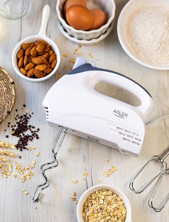 Adler AD 4201 hand mixer, white/grey van Adler — afbeelding 4
