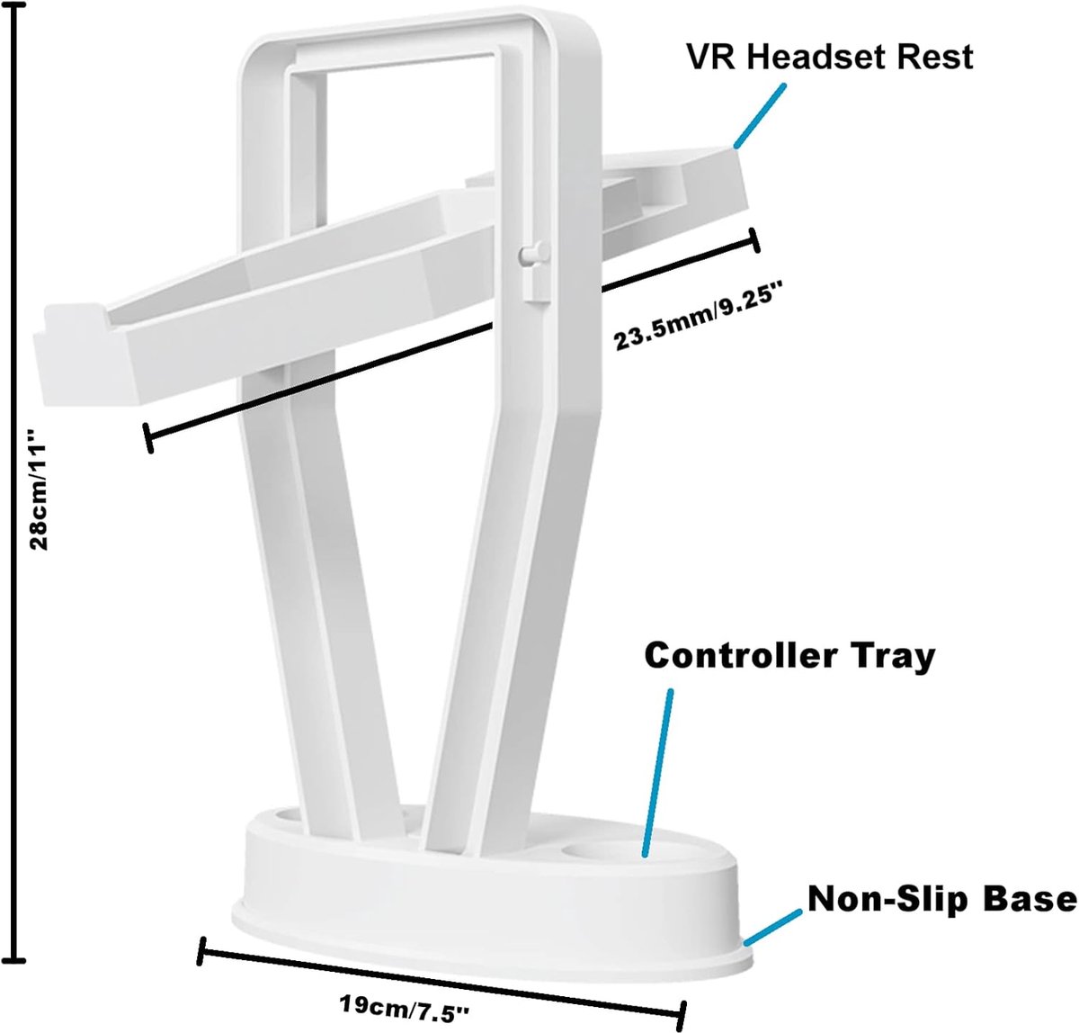 Universele VR Headset Standaard voor Meta Quest 3 / 2 en Controllers thumbnail 4