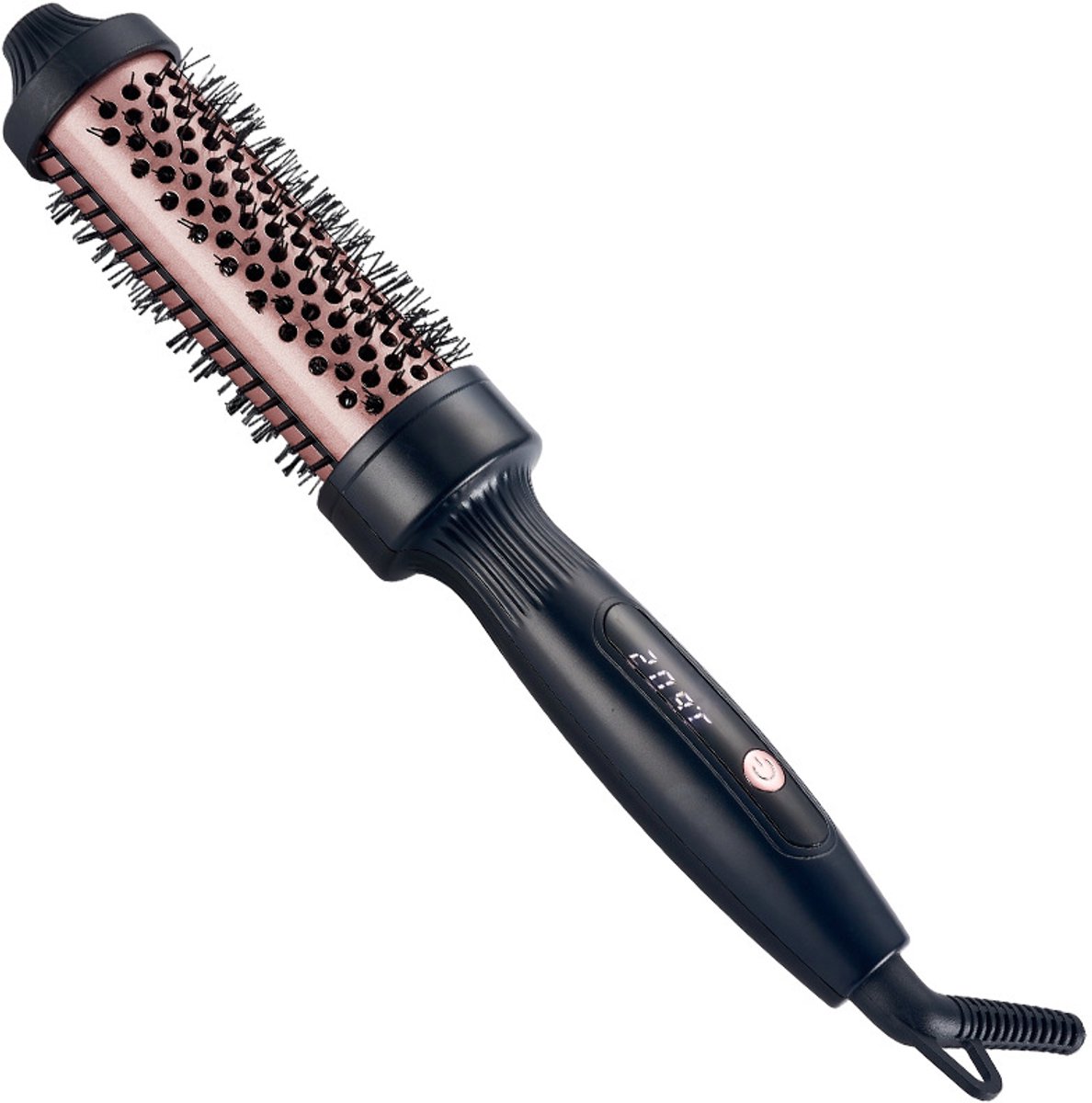 Verwarmende Haarborstel 38mm - Volumizer Krultang - 100-230°C PTC Verwarming - Keramische Platen - 2M 360° Draaibare Kabel - Automatische Uitschakeling - Voor Alle Haartypes
