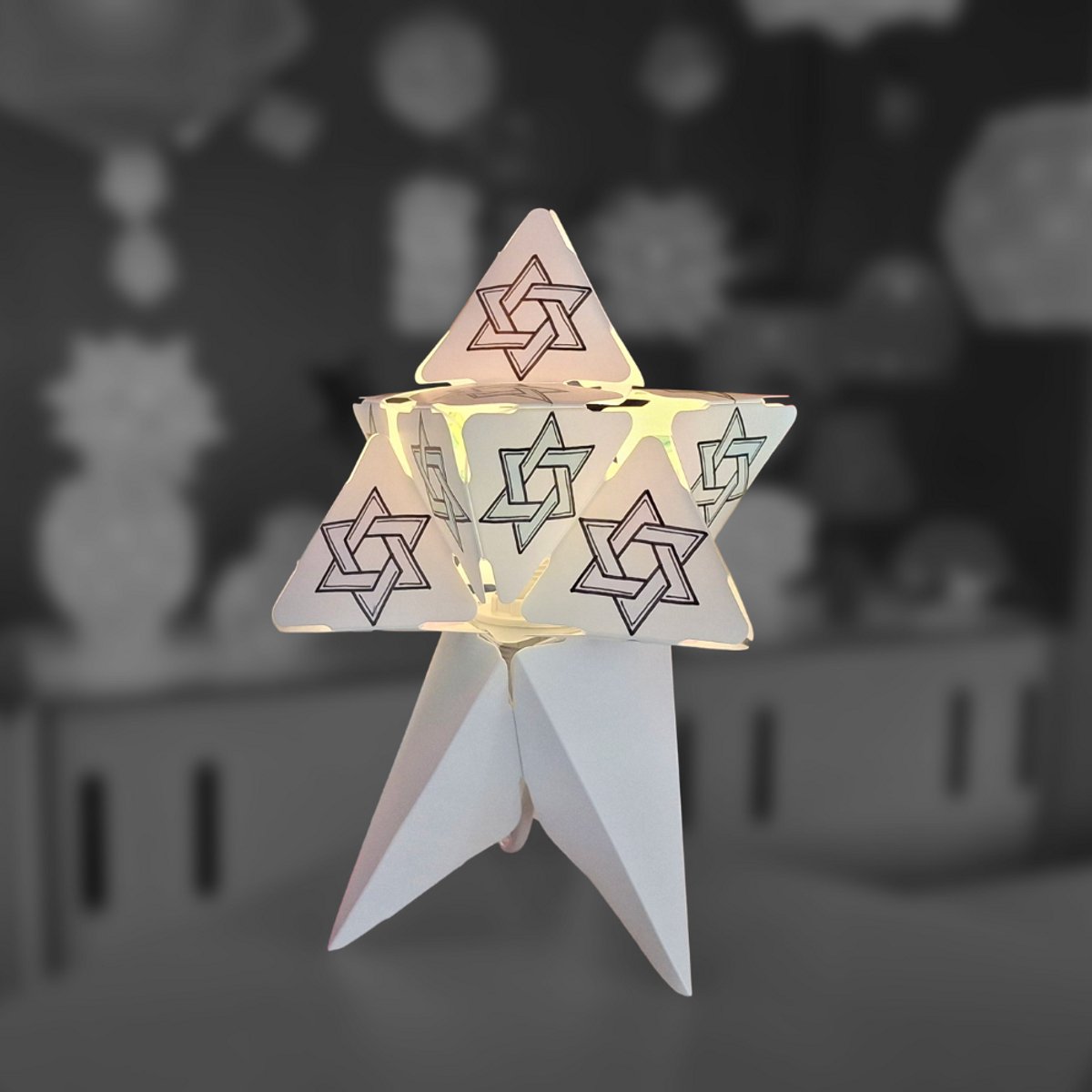 Sheedz lampenomhulsel Kuma creatief mat wit decoratie LED.