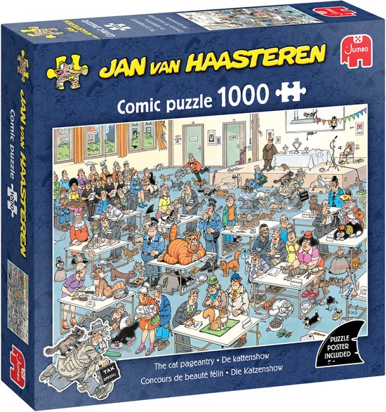 Jan van Haasteren - L'exposition féline (1000 pièces), 12 ans et plus