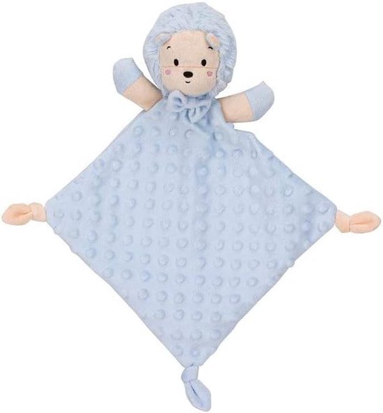 Egel Knuffeldoek - Baby Knuffel - Troost en Slaap - Oudergeur Absorberend - 28x17 cm - Blauw — afbeelding 2