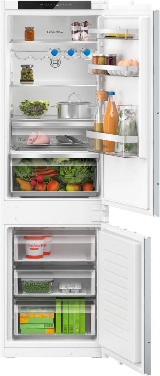 Bosch KIN86VSE0 -1 inbouw koelvriescombinatie+ 3 Jaar Gratis Extra Garantie