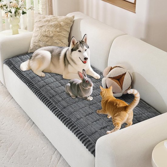 Nobleza 6 X Huisdier Deken Zachte Warme Hondendeken Wasbare Fleece Kattendeken Geschikt Voor Kleine Middelgrote Hond Puppy Katten Huisdier Grijs 75 75cm