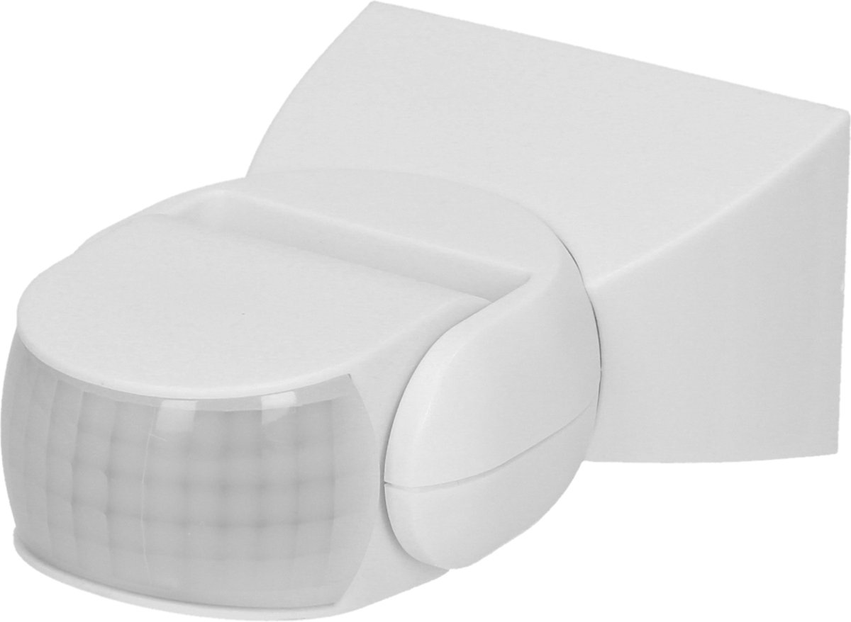 PIR Bewegingsmelder - 180 ° Detectie - IP65 - Wit