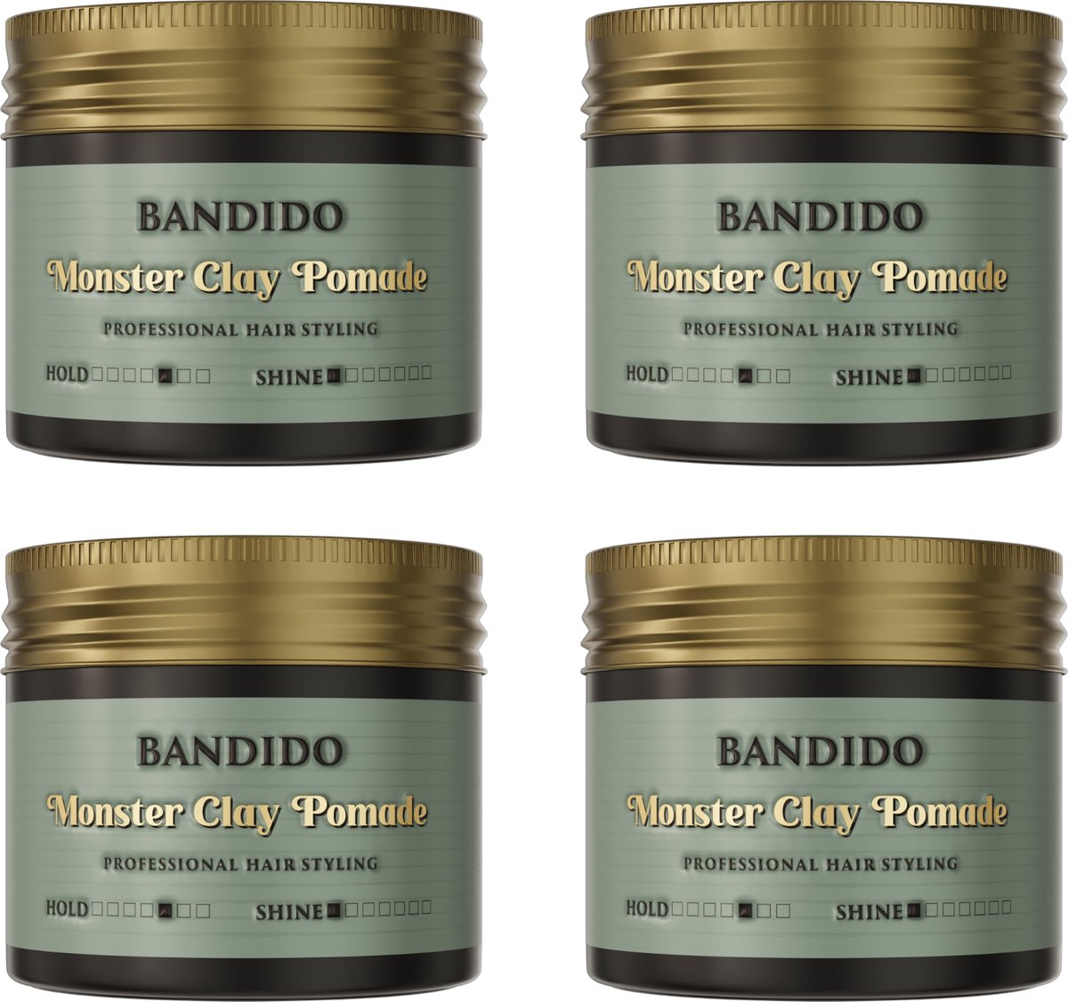 Bandido Monster Clay Pomade 4x 125ml