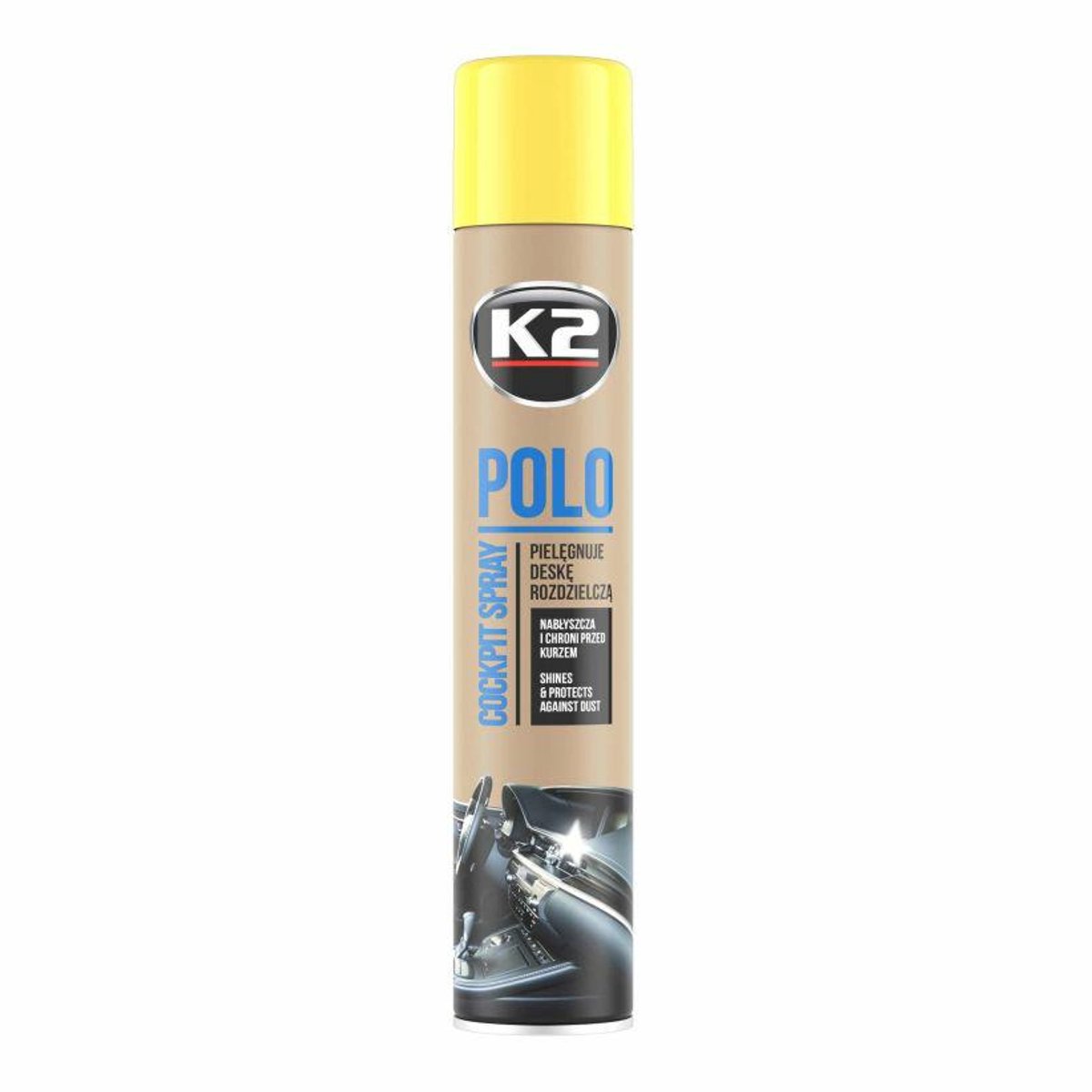 K2 Pro Serie - Dashboardverzorgingsspray - Antistatische Bescherming - Glans & Frisheid