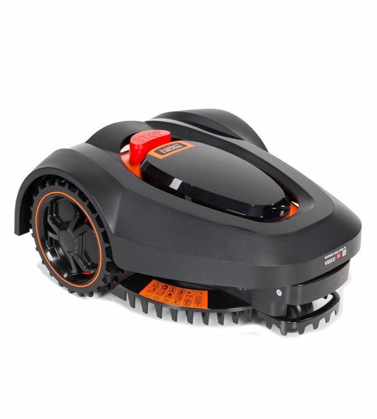 Robotmaaier NAC RLM800-NG voor gazons tot 800 m², koolborstelloze motor, regensensor, obstakeldetectie, app-bediening
