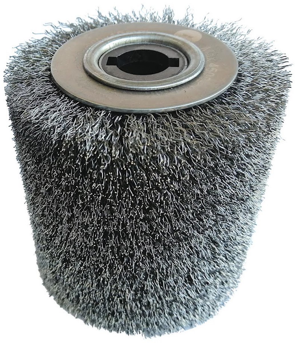 Glob Tools - Borstel voor Houtveroudering - Staal - 100x100x19mm