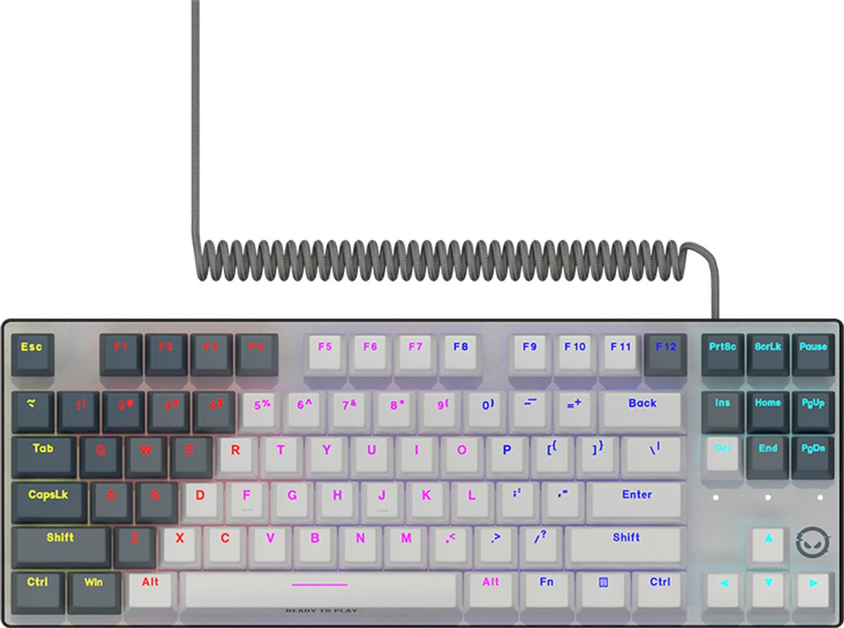 Lorgar Azar 514 Serie - Gaming Toetsenbord - Mechanisch - RGB - Wit