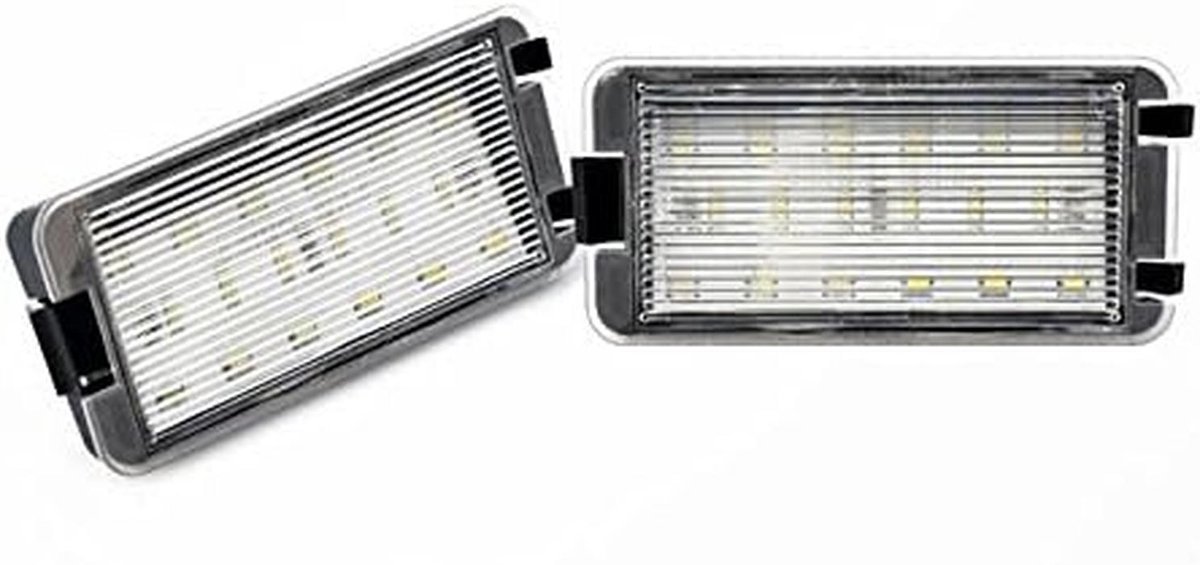 Led kentekenplaatverlichting - Kentekenplaatlampen Xenon Look - Registratieplicht Verlichting - Geen Foutmelding E-keurmerk - 11.2 x 6.8 x 4.7 cm