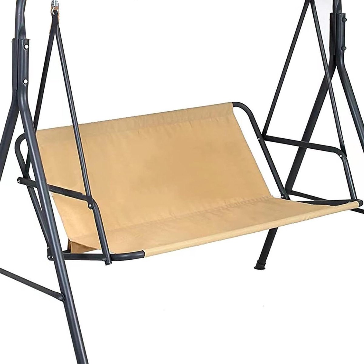 Stoelhoes Vervanging - Schommelbank Cover - Buitenmeubilair Beschermen - Waterdicht Oxford Materiaal - 127x48x52cm - Beige
