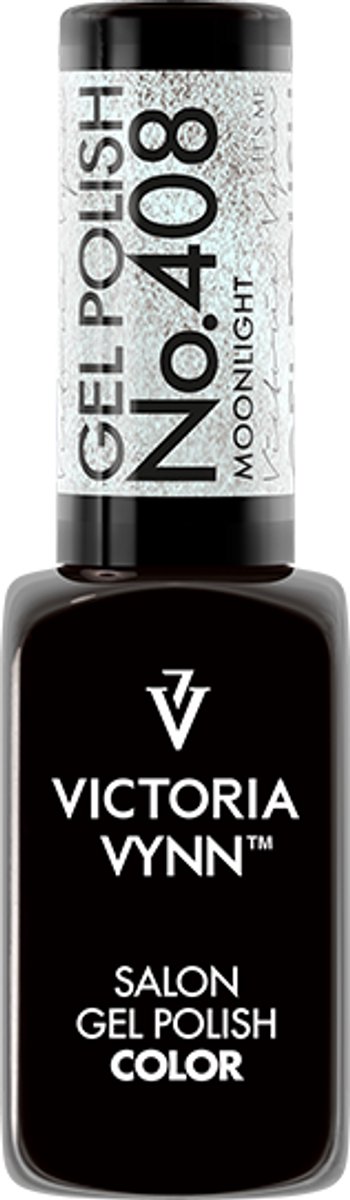 Victoria Vynn – Salon Gelpolish 408 Moonlight - Luna Glass - zilver cat eye - zilver metallic gel polish - gellak - nagels - nagelverzorging - nagelstyliste - uv / led - nagelstylist - callance