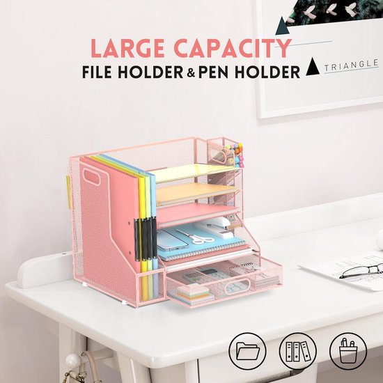 3 lagen Desktop Boekenkast voor Computer Bureau - Industriële Computer Bureau Desktop Plank, Grid Bureau Opslag Display Rack, Eenvoudige Desktop Boekenkast, Bureau Organizer Plank, voor 3 lagen Desktop Boekenkast voor Computer Bureau - Industriële Computer Bureau Desktop Plank, Grid Bureau Opslag Display Rack, Eenvoudige Desktop Boekenkast, Bureau Organizer Plank, voor