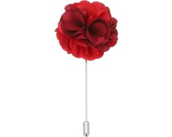 PATIKIL Flower Boutonnieres Pin Lapel Spider for Men Camellia Flower for Wedding Graduation Anniversary Brooch Graduation Outfit Accessories 4x8cm