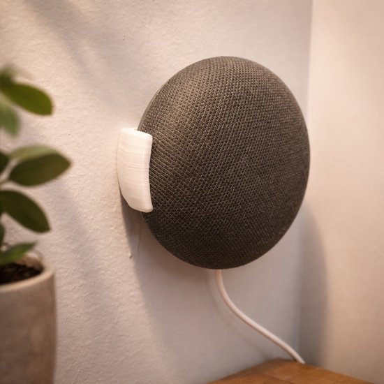 Google Nest Mini Wandhouder - Slimme Speaker Wall Mount - Stijlvolle en Ruimtebesparende Beugel voor Google Home Mini - Eenvoudige Installatie - Strak Design - Veilig en Stevig - Perfect voor Woonkamer, Keuken of Kantoor van Merkloos — afbeelding 4