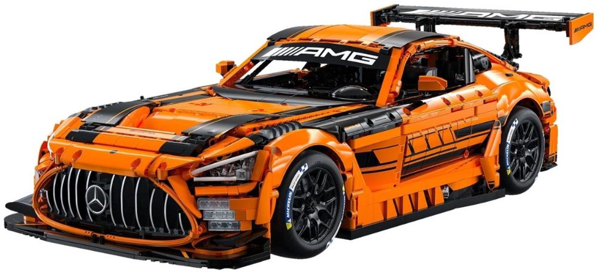 C64008W Mercedes AMG GT3 mega bouwset | City fast champions adventure | Creator and classic motor bouwpakket | Technic speelgoed ideas voor volwassenen | Icons furious speed f1 auto geschikt voor Lego | Technische bouwdoos met 5466 bloks