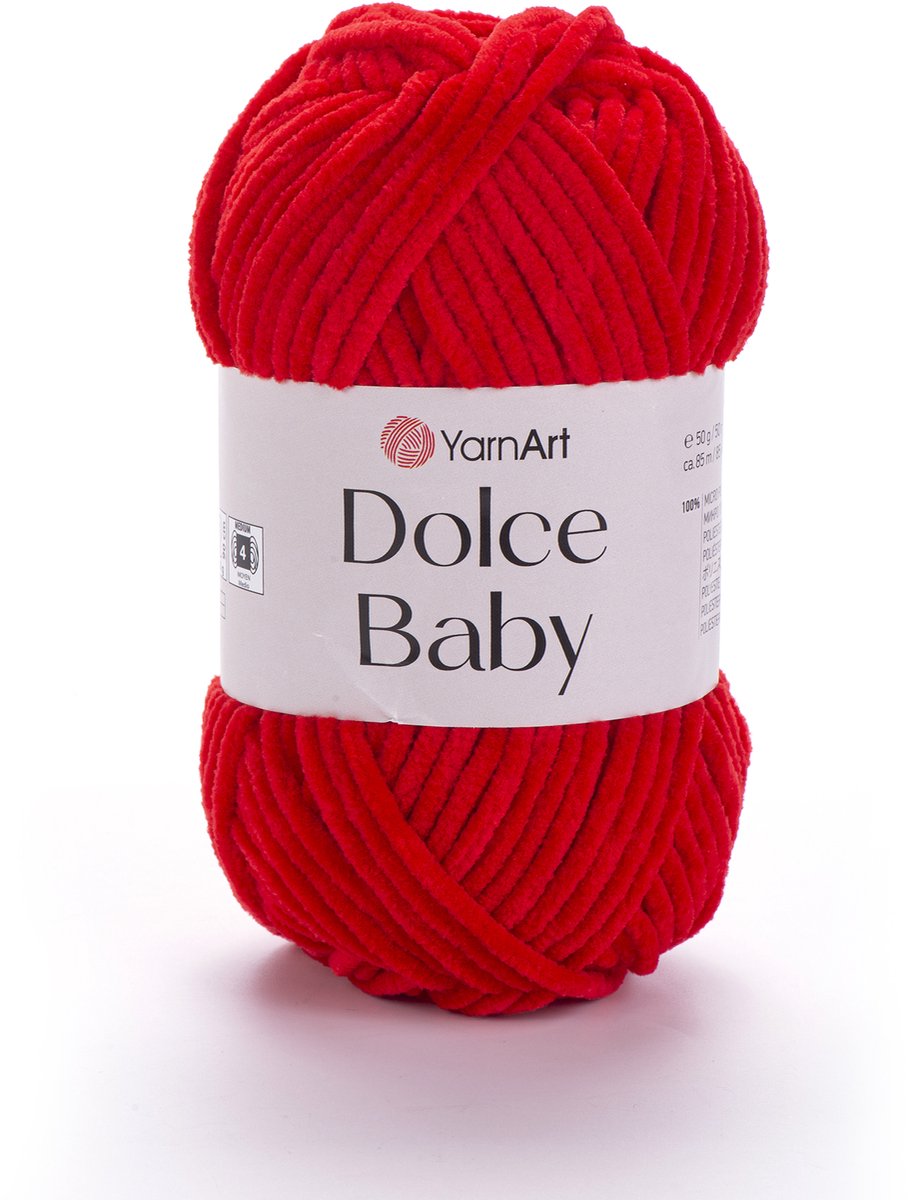 YarnArt - Dolce Baby - Chenille Babygaren - 100% Micropolyester - 50g - 85m - Kleur 748