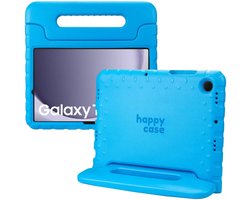 HappyCase Kinder Tablethoes Geschikt voor Samsung Galaxy Tab A11 Plus / Tab A9 Plus | Kindvriendelijke Hoes | Beschemhoes | Kinderhoes | met Handvat en Standaard | Blauw