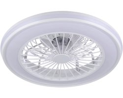 TamTrade Plafondventilator - Plafond ventilator met verlichting - Inclusief afstandbediening - LED - Dimbaar - RGB - Bluetooth